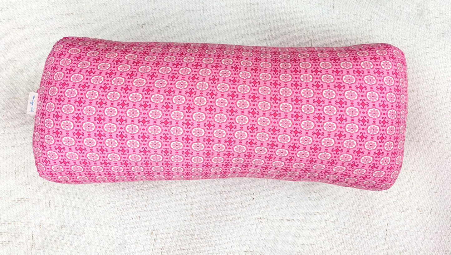 Yoga Bolster Raspberry Mandala
