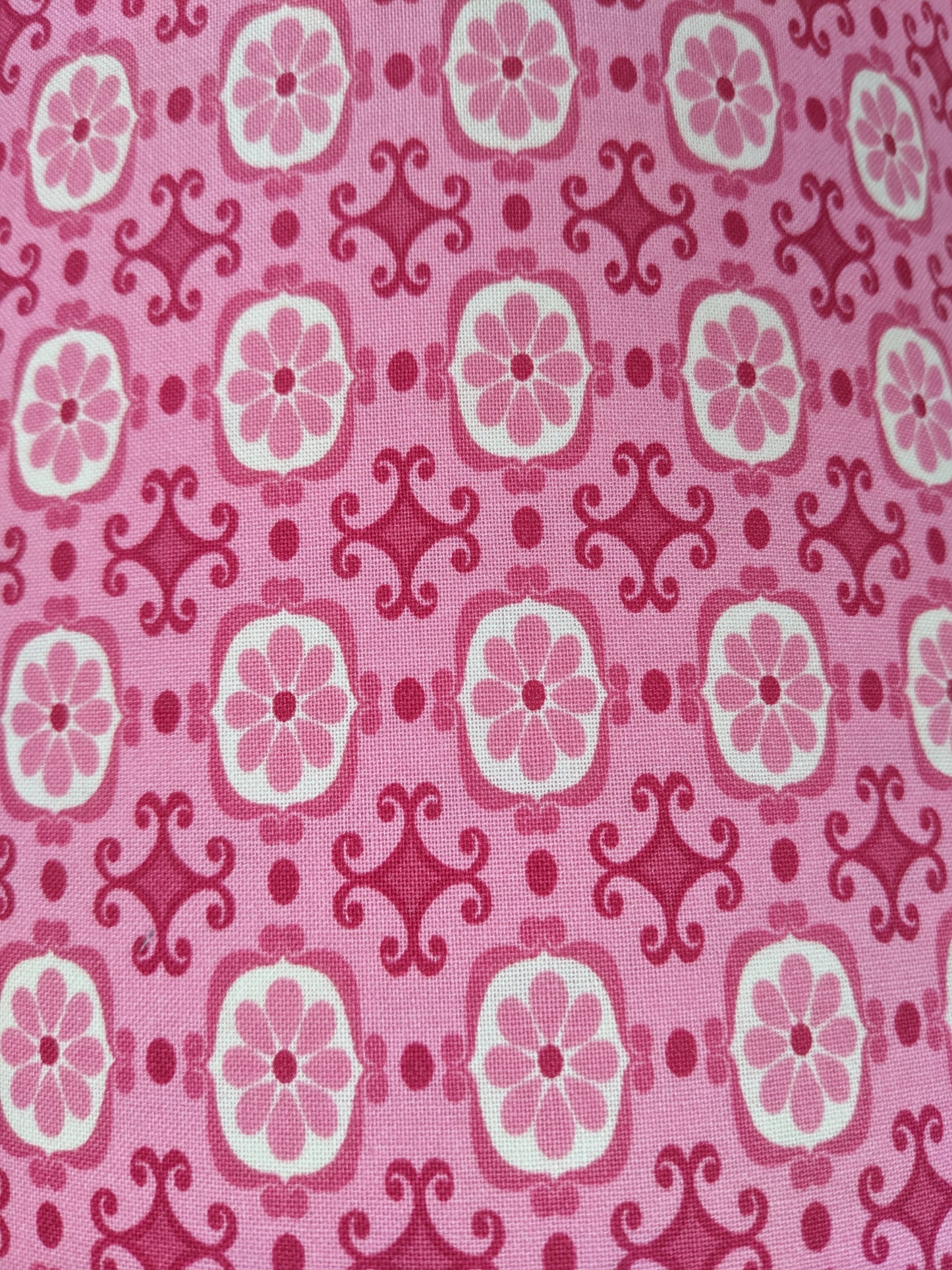 Yoga Bolster Raspberry Mandala