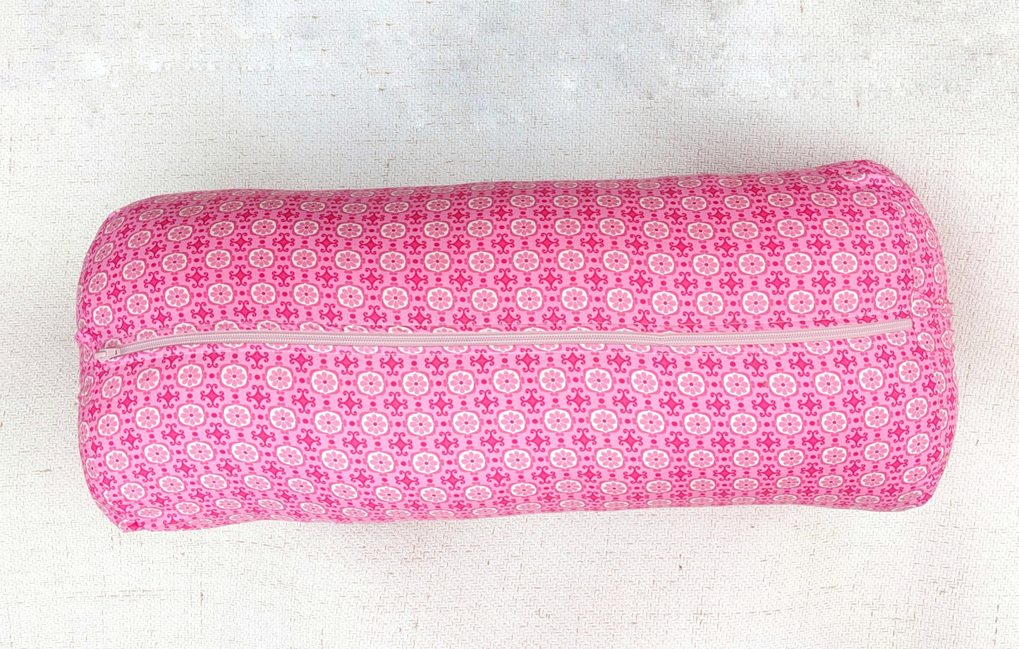 Yoga Bolster Raspberry Mandala