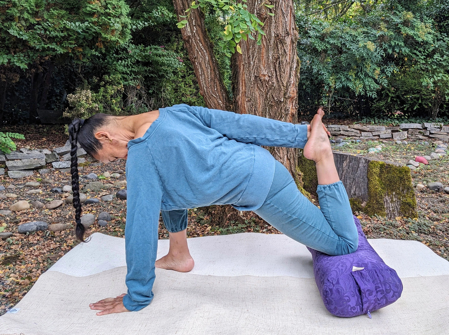 Yoga Bolster - Grape