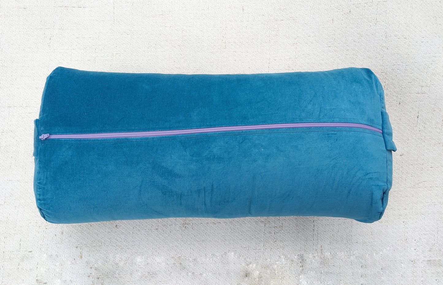 Yoga Bolster - Blue Velvet