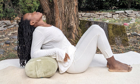 Organic Yoga Bolster Sage