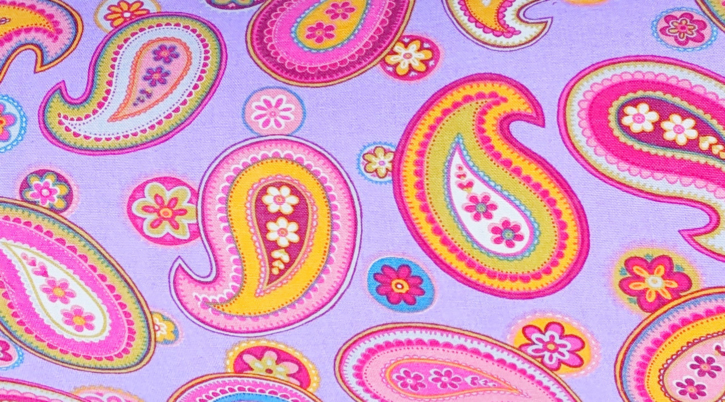 Yoga Bolster Paisley Party