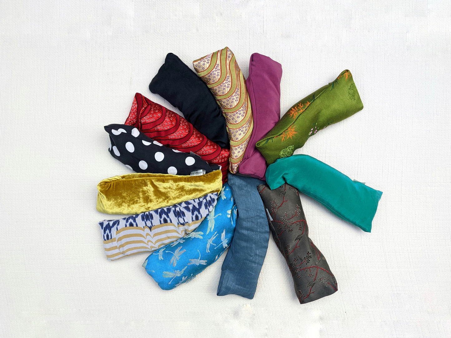 Silk Eye Pillow with Washable Cover!