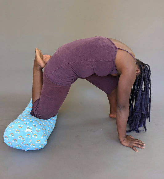 Yoga Bolster - Rainbow Blue