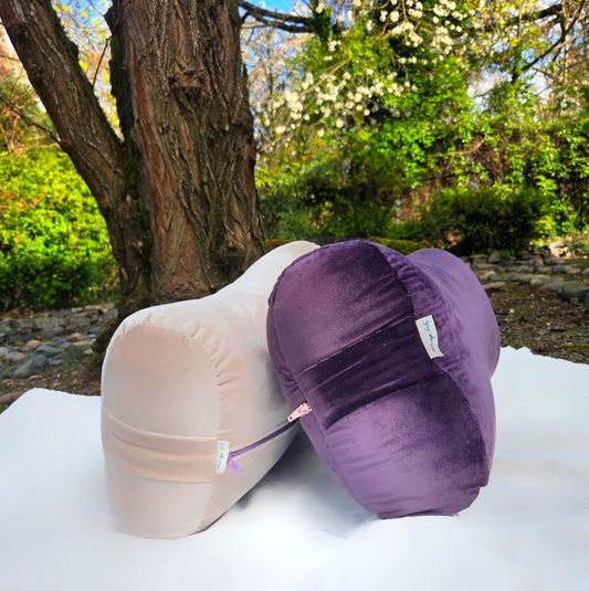 Yoga Bolster - Champagne Velvet