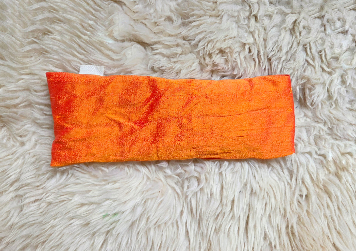 Silk Eye Pillow with Washable Cover!