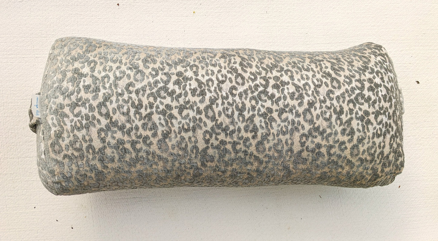 Yoga Bolster - Sage Cheetah