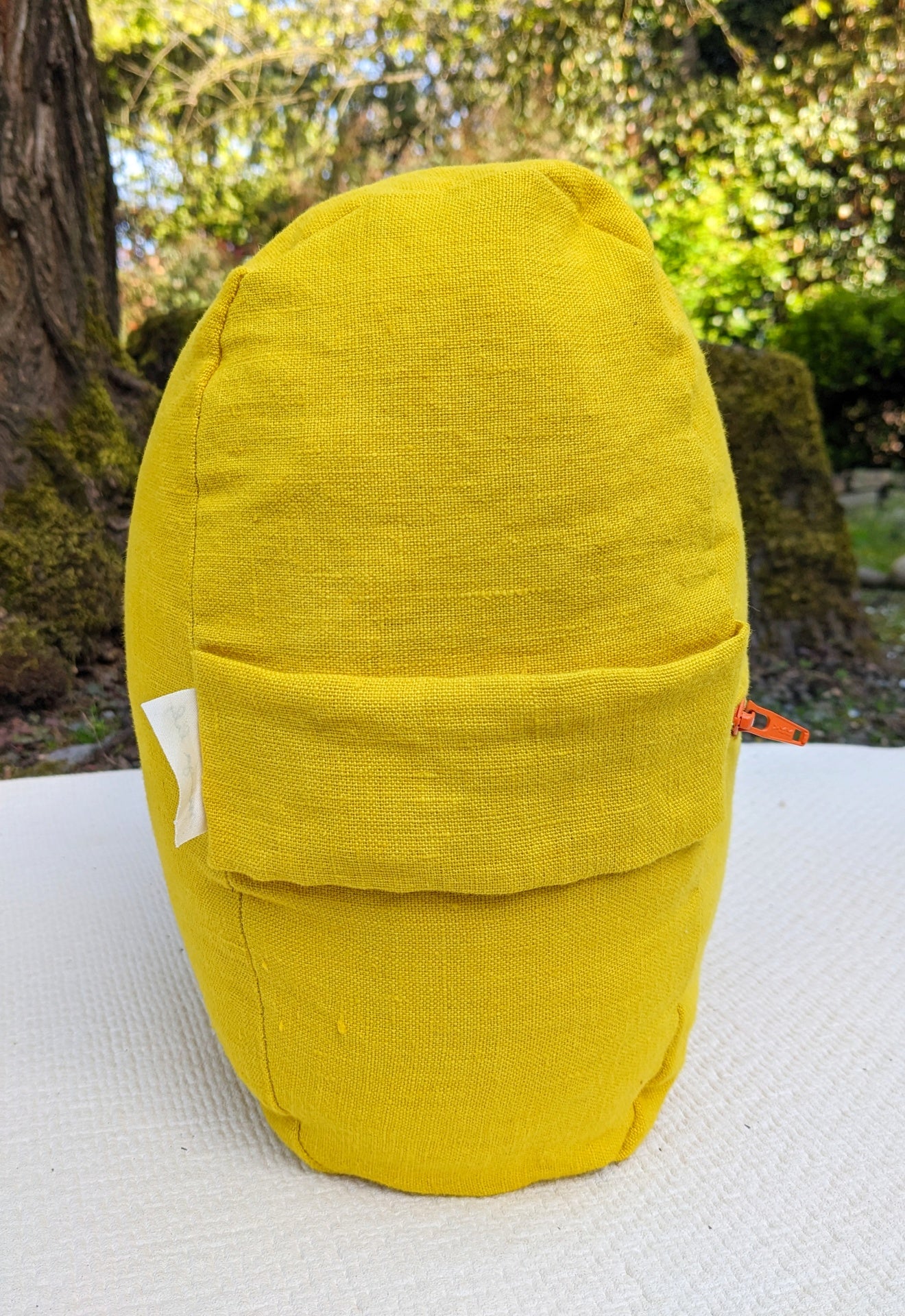 Yoga Bolster - Sunshine Linen