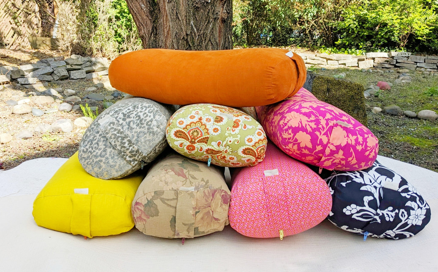 Yoga Bolster -  Beads