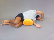 Organic Yoga Bolster - Velvet Tangerine